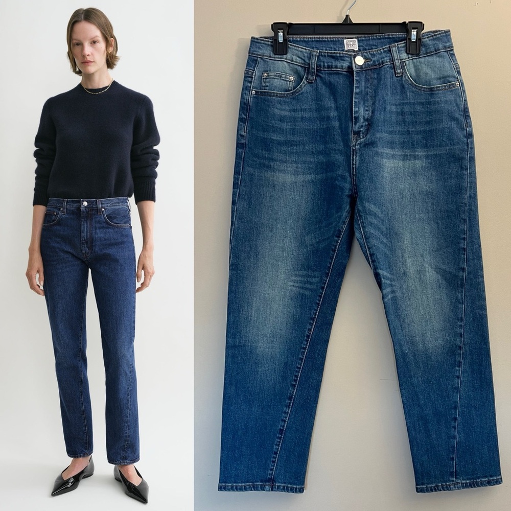 Toteme Women's Straight Leg Jeans - Dark Blue